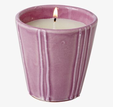 Ljus Keramik Lila från Rice, lila keramikljushållare