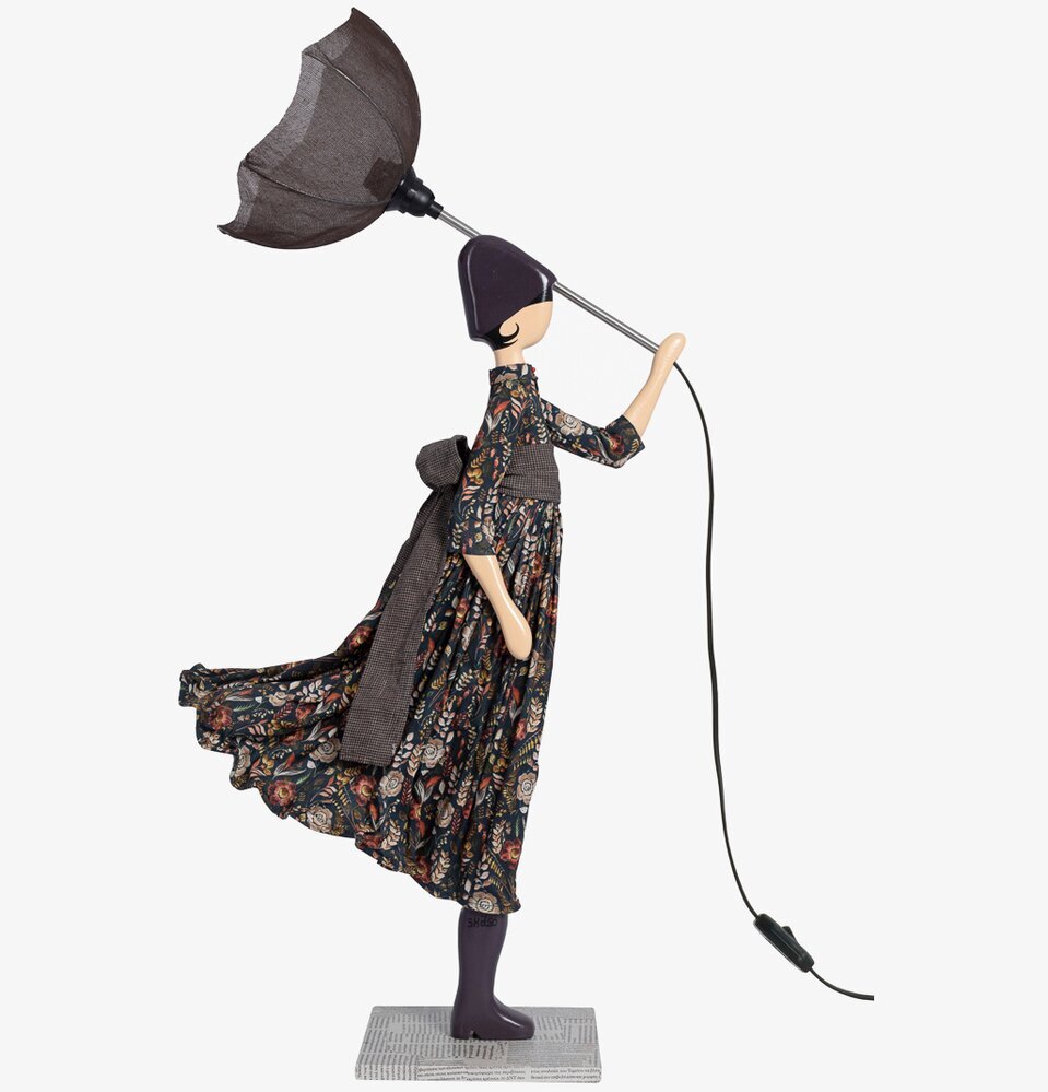 Bordslampa Argiro från Skitso, stiliserad kvinnogestalt