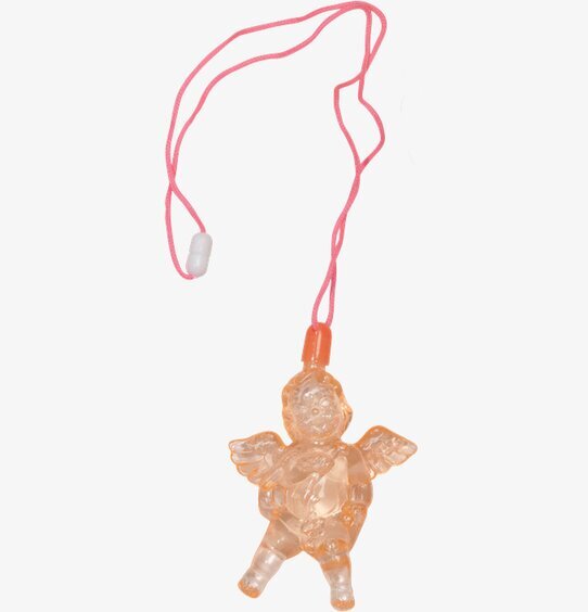 Såpbubblor Ängel från Rice, rosa genomskinlig behållare