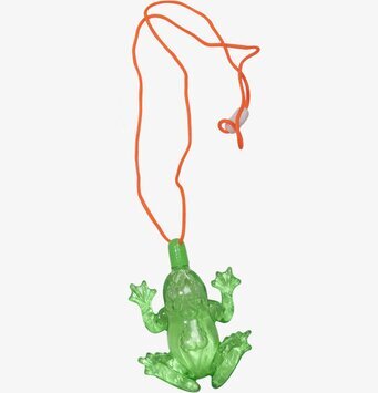 Såpbubblor Groda från Rice i genomskinlig grön plast