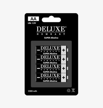 Deluxe Homeart AA-batteri 4-pack Stearinljus LED batteridrivna