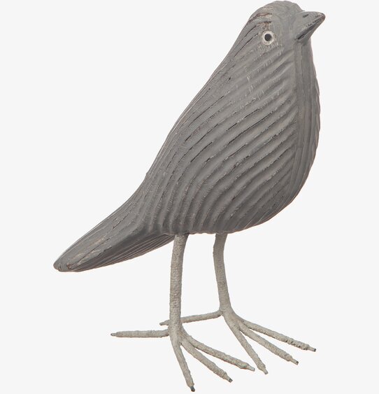 Fågel Trä 18 cm från Different Design med metallben