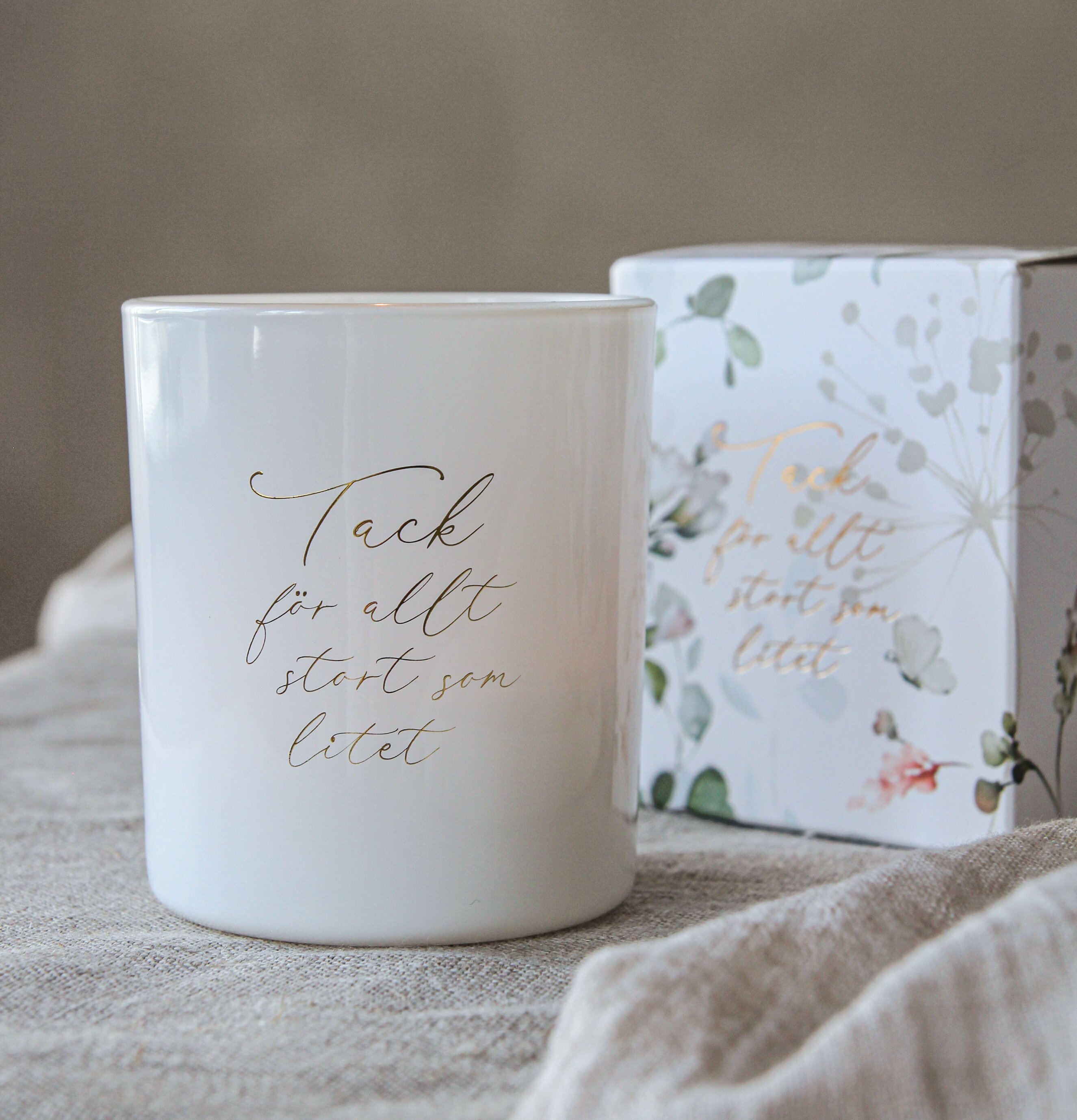 Ljuslykta - Tack För Allt, Stort Som Litet från Majas Cottage