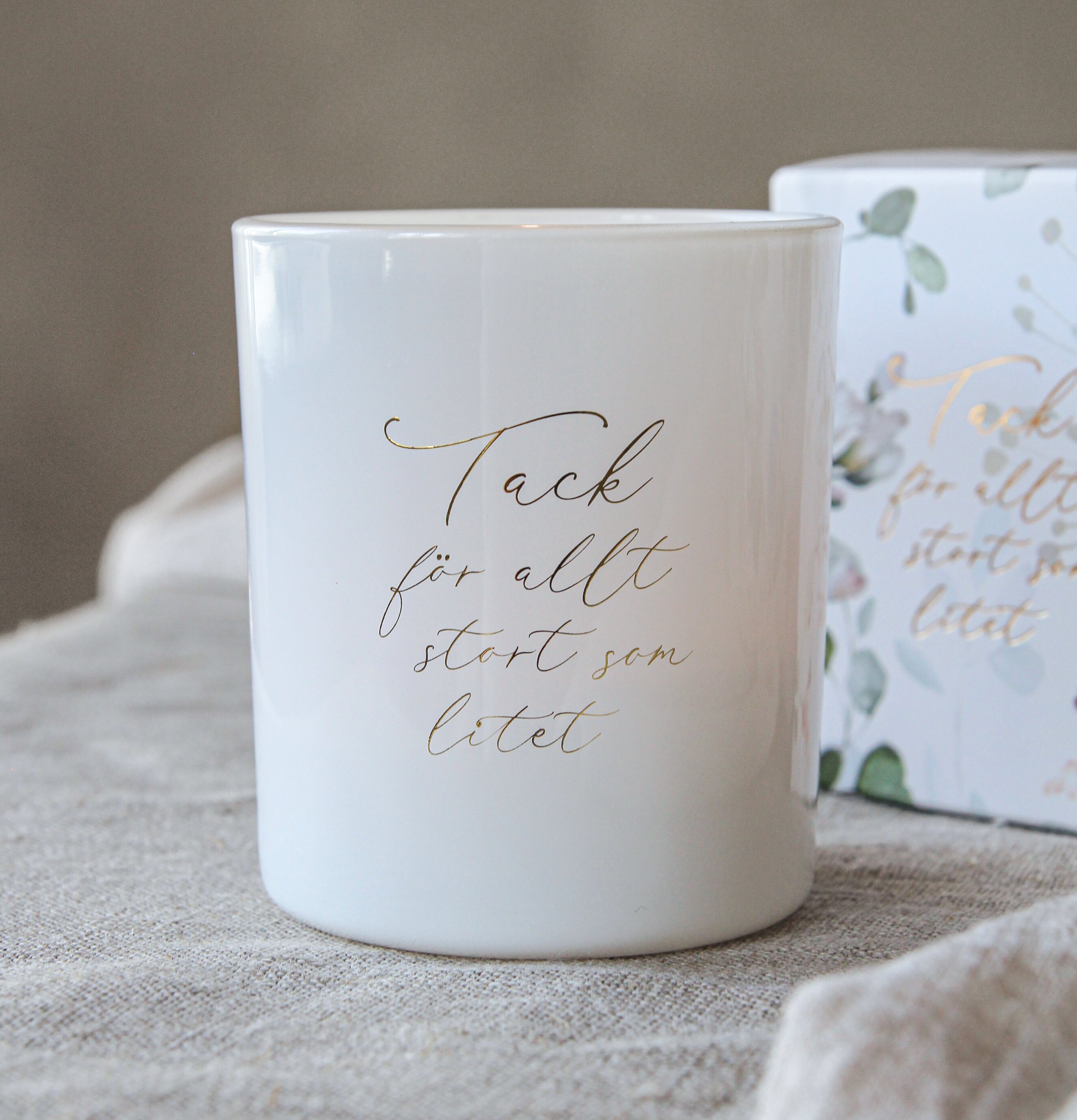 Ljuslykta - Tack För Allt, Stort Som Litet från Majas Cottage