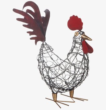Tuppkorg Smide från Different Design i metall och röd färg