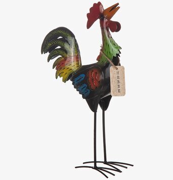 Tupp Hebbe Med Vän från Different Design, färgglad staty