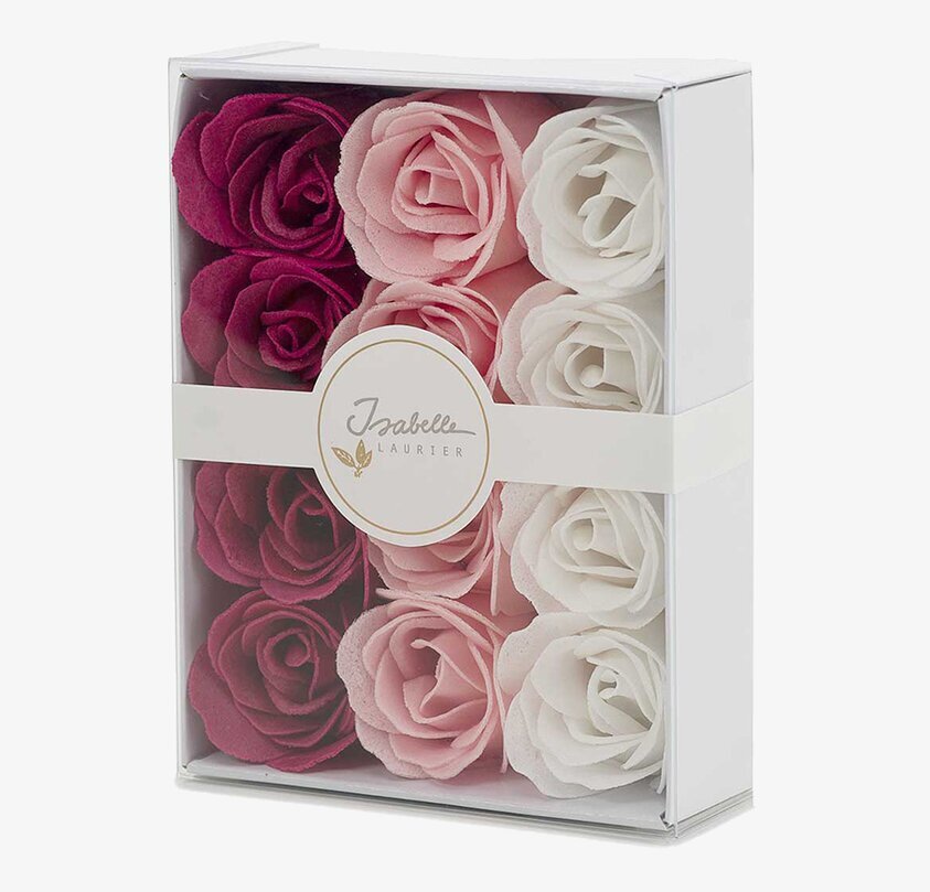 Badrosor 12 Stycken från Palmetten i elegant plastförpackning