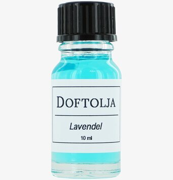 Doftolja Lavendel från Palmetten i liten glasflaska