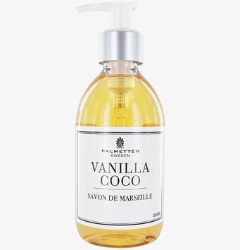 Flytande Fransk Naturtvål Vanilj/Kokos från Palmetten