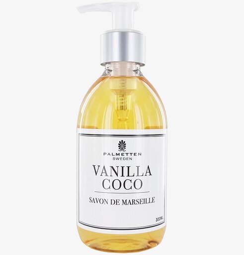 Flytande Fransk Naturtvål Vanilj/Kokos från Palmetten