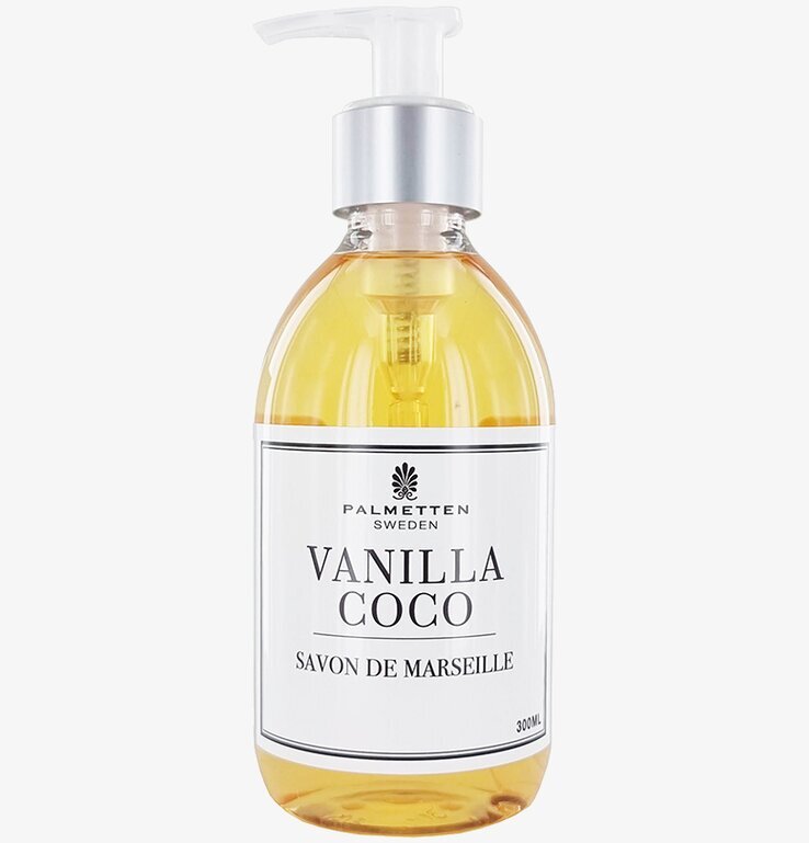 Flytande Fransk Naturtvål Vanilj/Kokos från Palmetten
