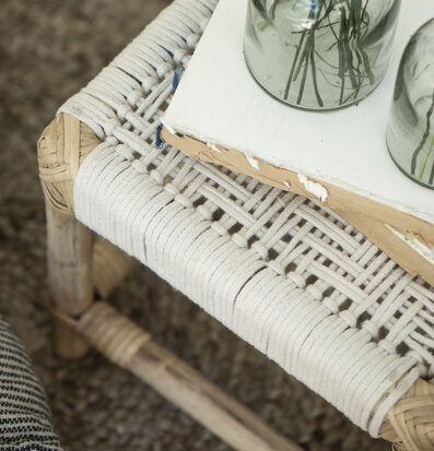 Pall Med Handflätad Sits från IB Laursen som sidobord