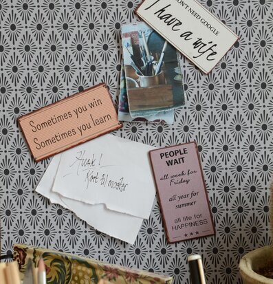 Magnet Life isn´t about från IB Laursen på kylskåp