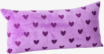 Prydnadskudde Velvet Maroon Hearts Medium från Rice