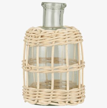 Apotekarglas Rotting från IB Laursen med rottingflätning