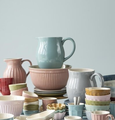 Skålset Mynte Coral Almond IB Laursen Skålar att äta ur tilltugg Såskannor/Vispskål Skål servering Matlådor Förvaring