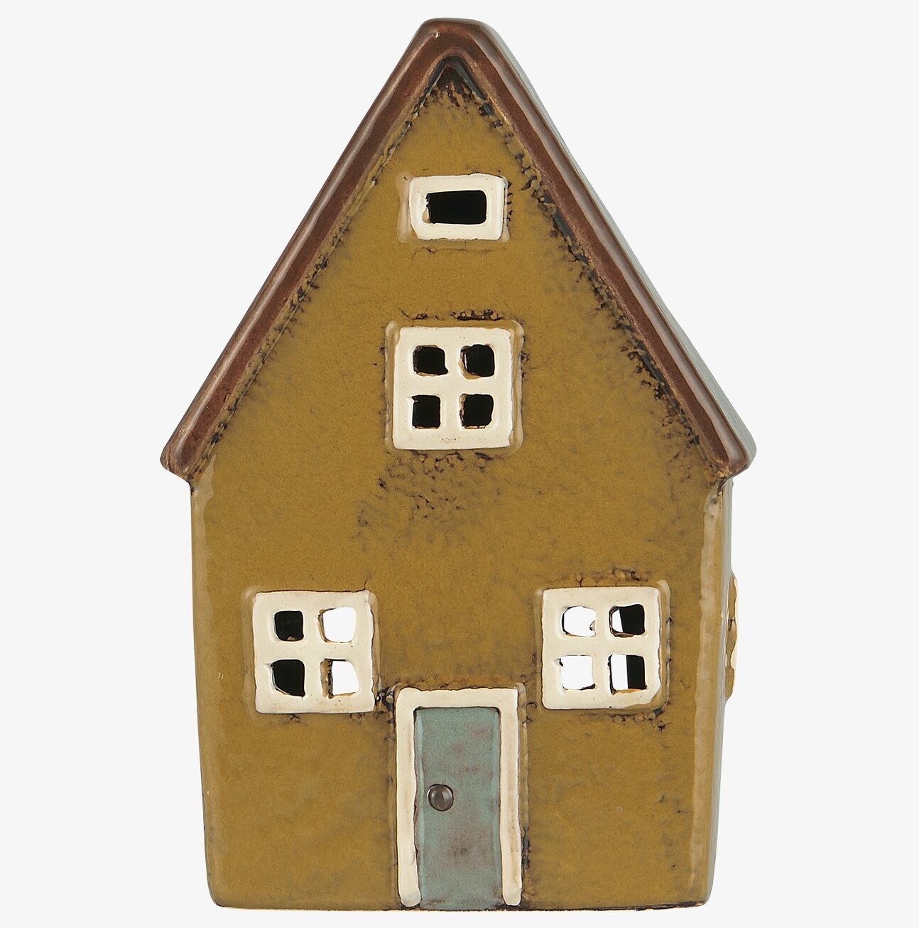 Ljuslykta Nyhavn Brun från IB Laursen, keramisk husform