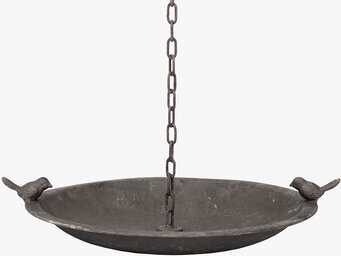 Fågelbad/fågelmatare Lärka Metall från A Lot Decoration