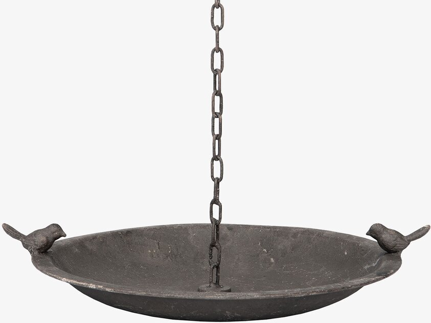 Fågelbad/fågelmatare Lärka Metall från A Lot Decoration