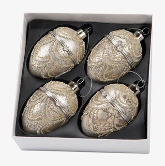 Påskdekoration Ägg Champagne Set/4 från A Lot Decoration