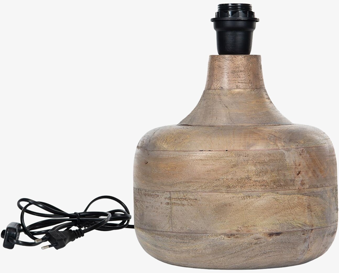 Lampfot Form Antik Trä från A Lot Decoration, rustik design