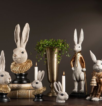 Kanin Art Déco Ljushållare från A Lot Decoration