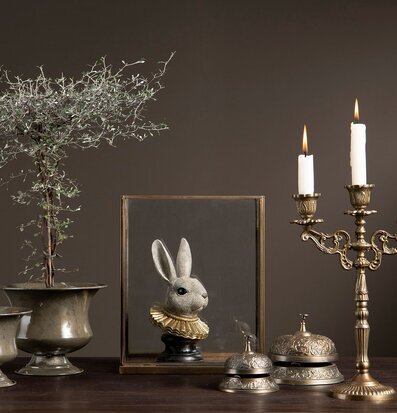 Kanin Art Déco Ljushållare från A Lot Decoration