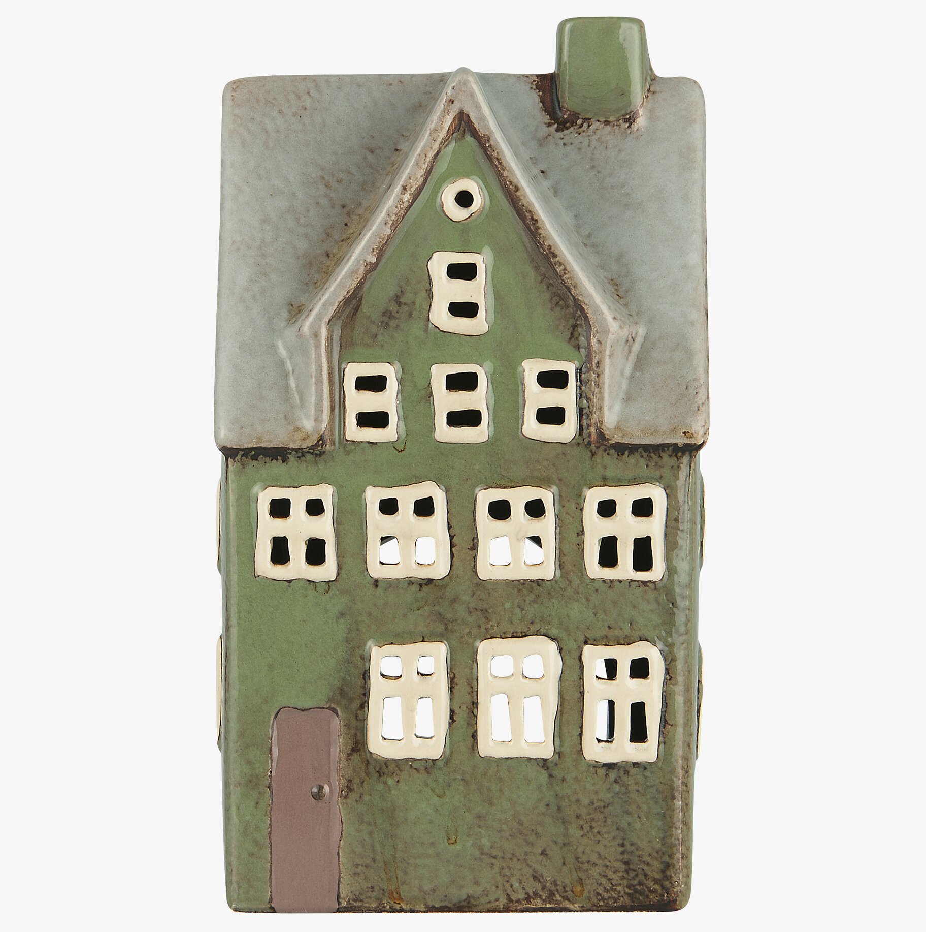 Bild av charmig ljuslykta i klassisk byggnadsstil