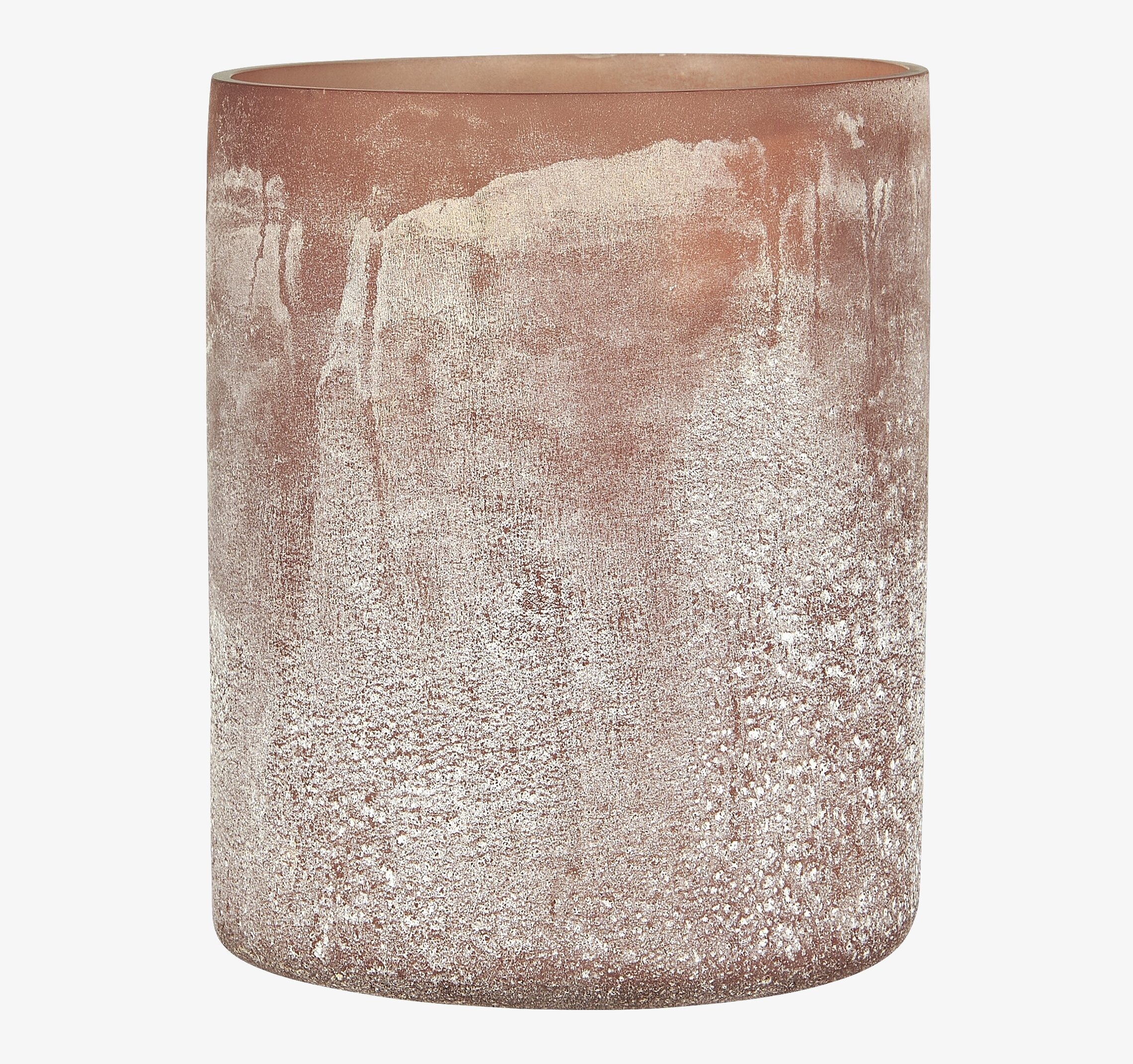 Ljuslykta Rosa Unika Stor från IB Laursen i rosa glas