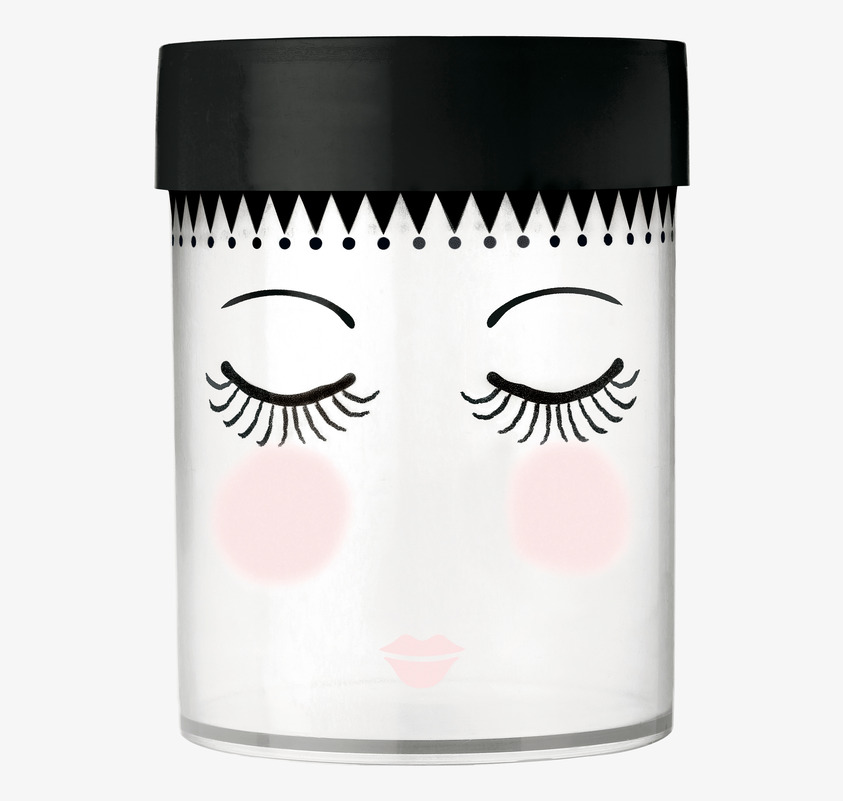 Förvaringsburk Eyes från Miss Etoile med ansiktsillustration