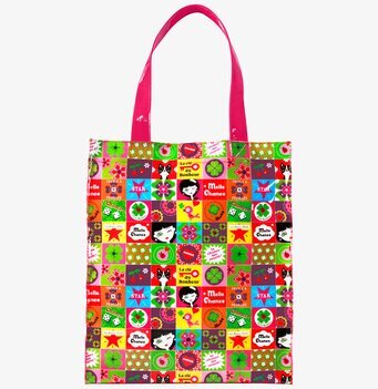 Shoppingväska Melle Chance från Derriére la porte, färgglad