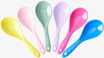 Salladssked - Flower Me Happy från Rice i sex färger