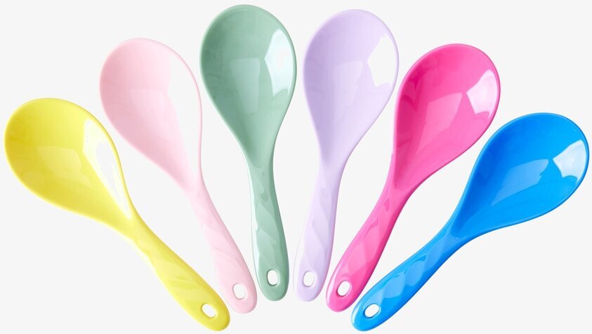 Salladssked - Flower Me Happy från Rice i sex färger