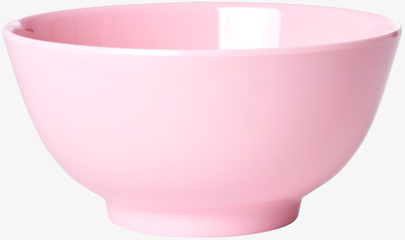 Skål Medium 6-pack - Flower Me Happy från Rice, ljusrosa skålar