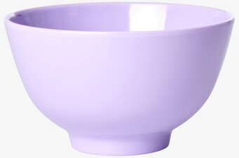 Skål Small 6-pack - Flower Me Happy från Rice, lila skålar