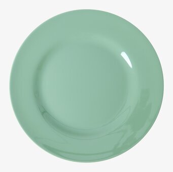 Tallrikar 6-Pack - Flower Me Happy från Rice i mintgrönt