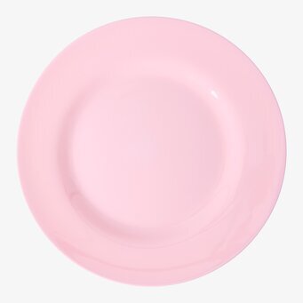 Tallrikar 6-Pack - Flower Me Happy från Rice i rosa melamin