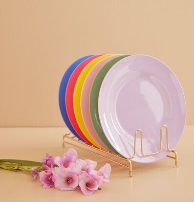 Tallrikar 6-Pack - Flower Me Happy från Rice på ställning