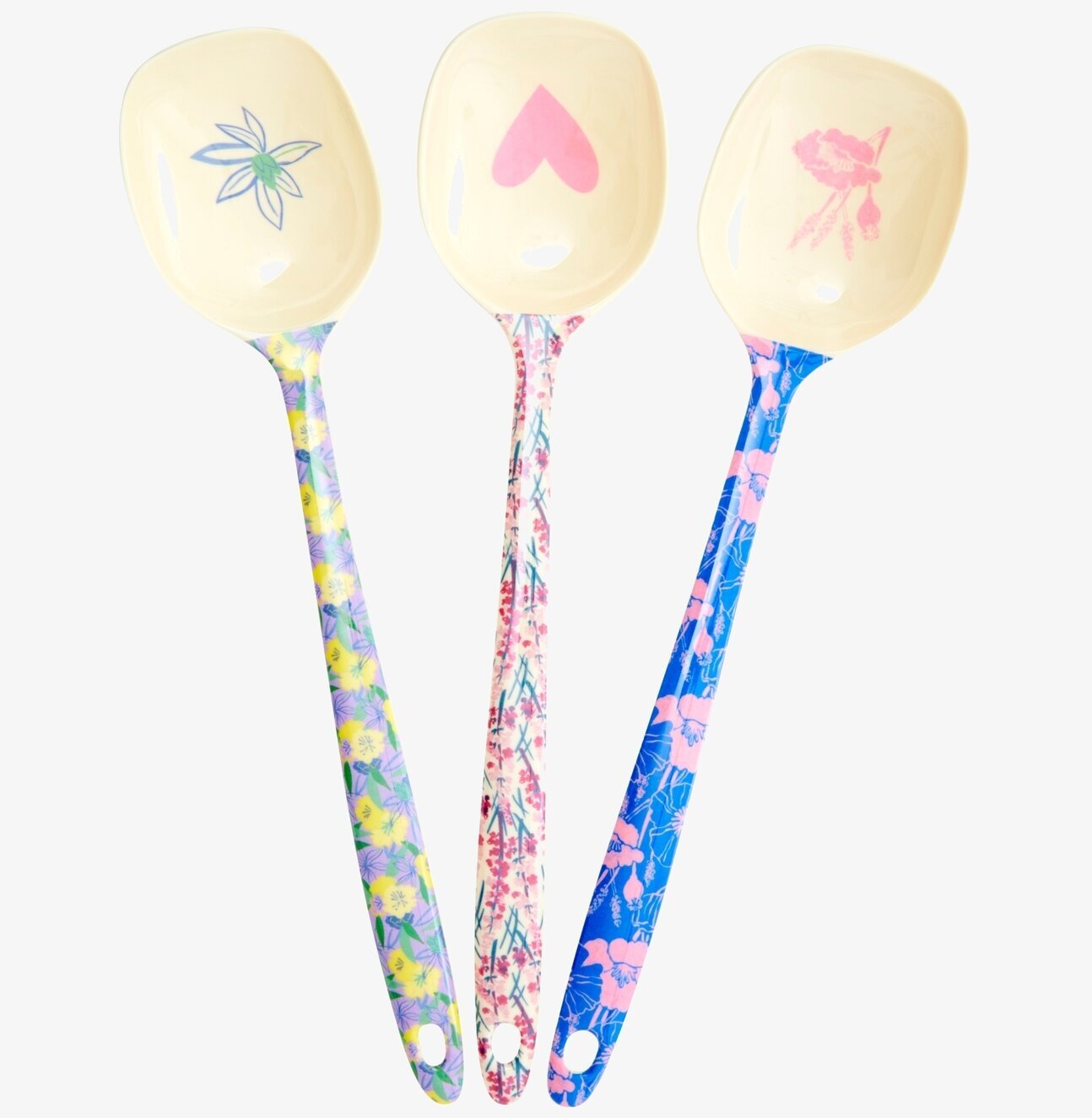 Matlagningssked - Flower Me Happy från Rice, färgglada skedar