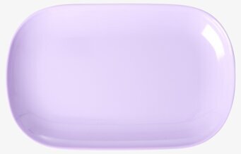 Tallrik Small Lavender från Rice i lavendelfärg, rektangulär