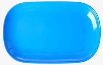 Tallrik Small Blue från Rice i robust plast med blå färg