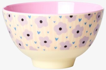 Liten Skål Flowers Print från Rice med blommigt mönster