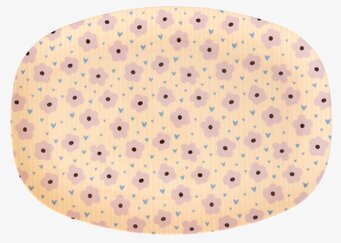 Tallrik Flowers Print från Rice med färgglatt blommönster