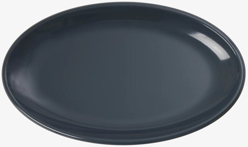 Serveringsfat Medium Mörkgrå från Rice på vit bakgrund
