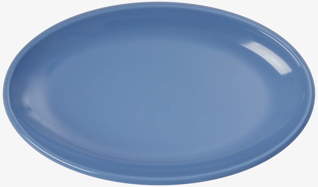 Serveringsfat Small Blå från Rice med glansig, djup blå yta