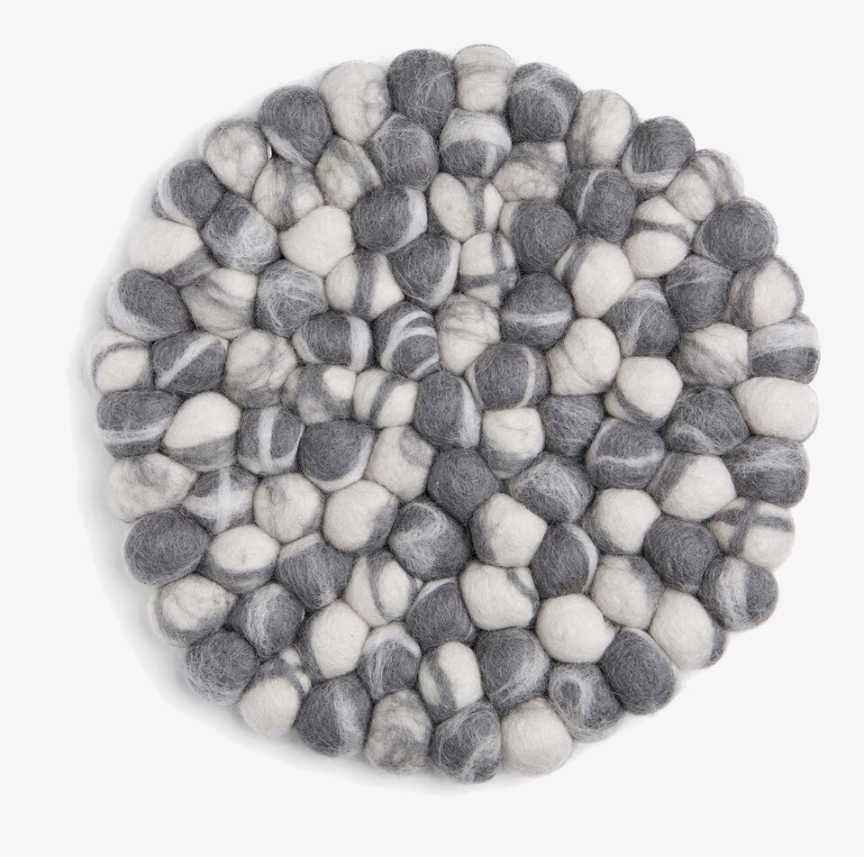 Grytunderlägg Tovad Ull - Stone Ball från Gry & Sif