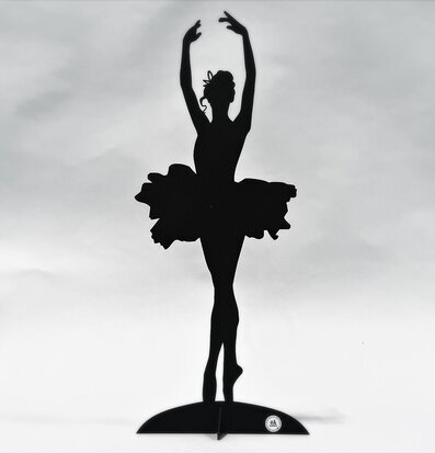 #ÄlskaPlåt Ballerina Svart Stor från Älskaplåt i plåt