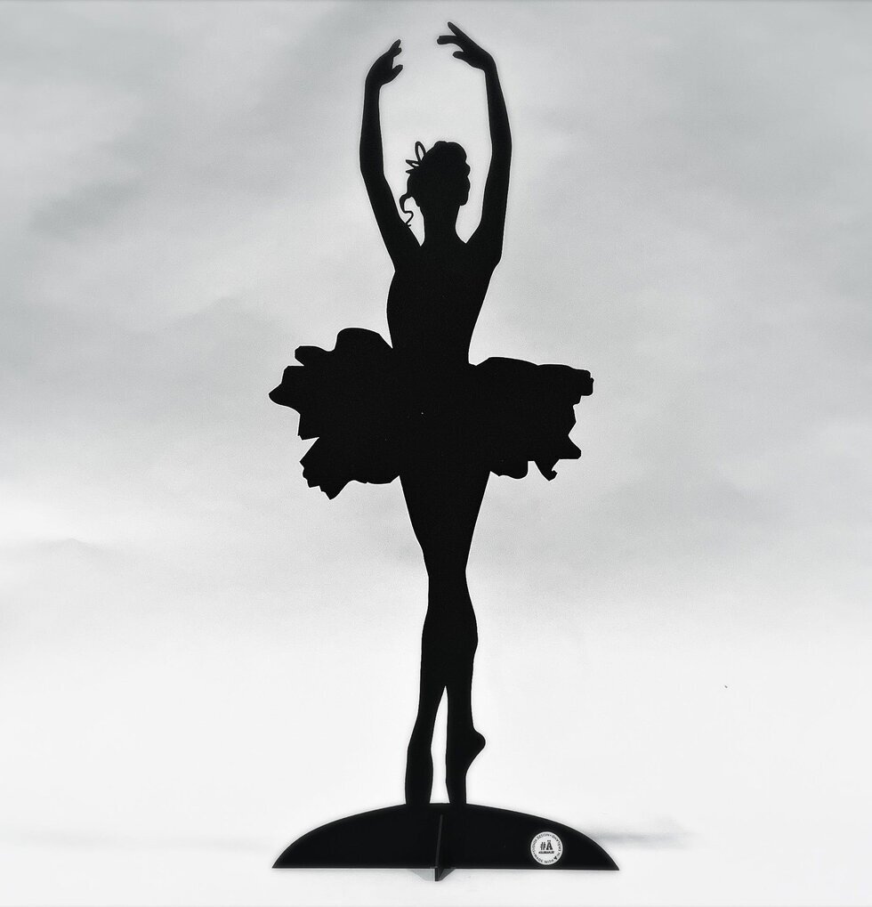 #ÄlskaPlåt Ballerina Svart Stor från Älskaplåt i plåt