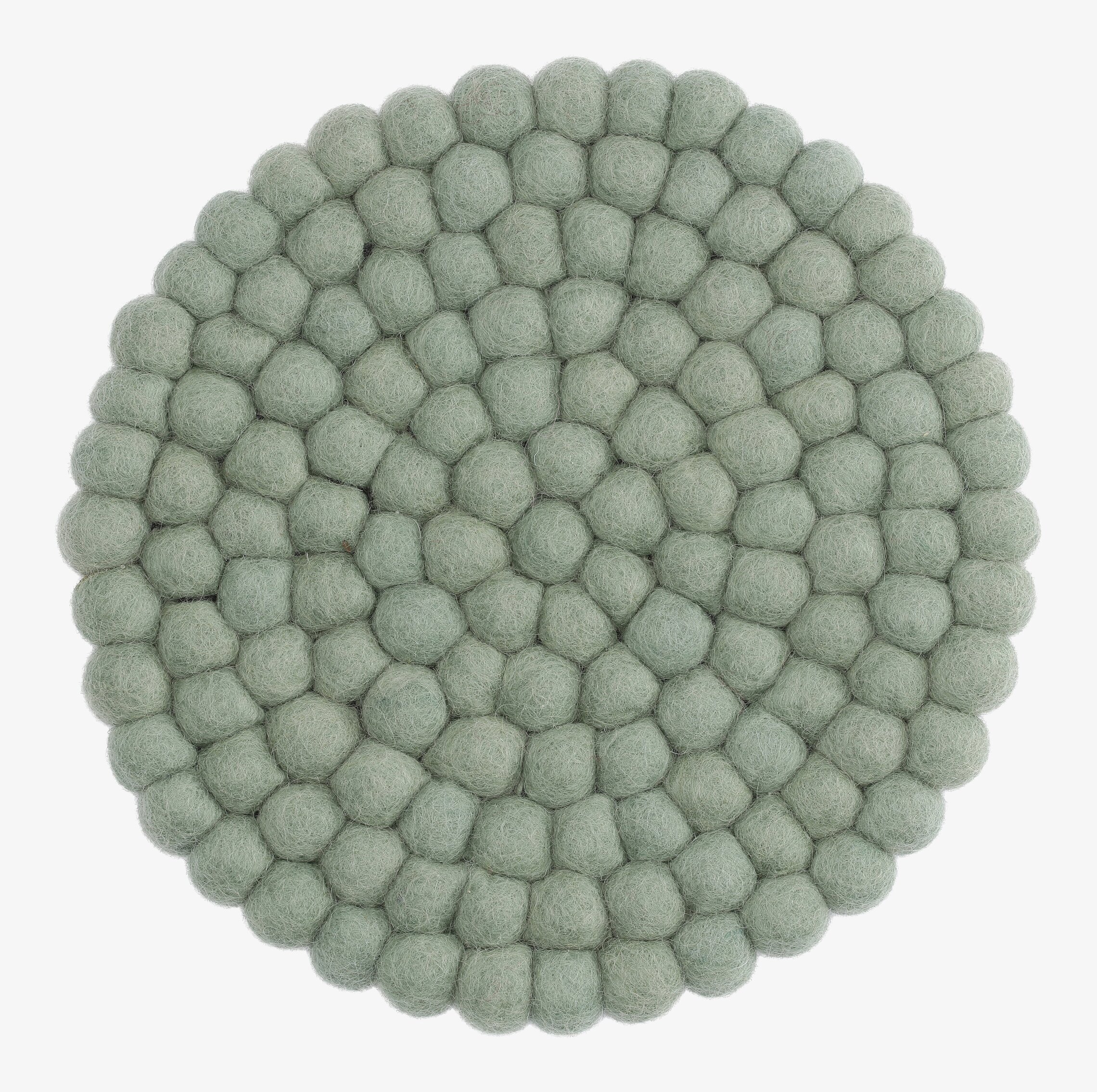 Grytunderlägg Tovad Ull Dusty - Light Green från Gry & Sif