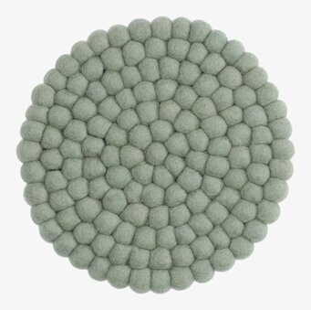 Grytunderlägg Tovad Ull Dusty - Light Green från Gry & Sif